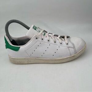 Adidas Men’s Stan Smith Ortholite -SZ 6- White Green Leather Tennis Shoes